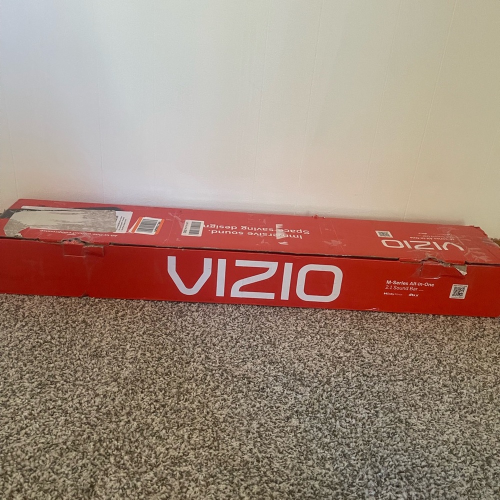 VIZIO Sound Bar 2.1 “ SOUND BAR ONLY “ NO POWER “